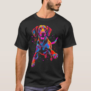 T-shirt Chien Cool Allemand Pointeur à cheveux courts
