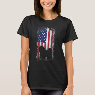 T-shirt Chien Cool du drapeau patriotique maltais