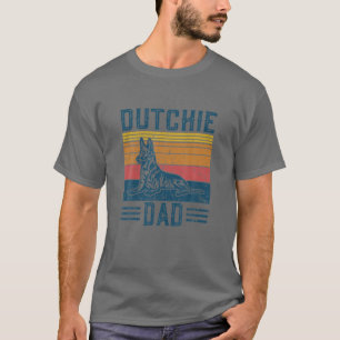 T-shirt Chien Cool Dutchie Papa - Allemand