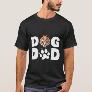 T-shirt Chien cool Papa Chien Jamais Père Chien Poméranien