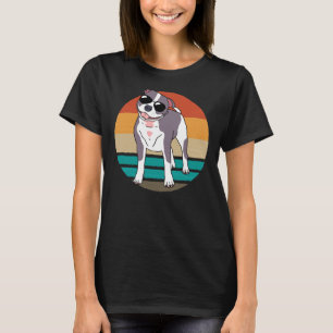 T-shirt Chien cool Staffordshire Terrier Retro Pitbull