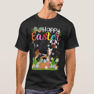T-shirt Chien Coonhound Joyeuses Pâques Chasse aux œufs La