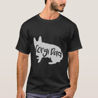 T-shirt Chien Corgi Dad Corgi-Lover