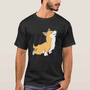T-shirt Chien Corgi Yoga Mignon Entraînement Méditation Ex