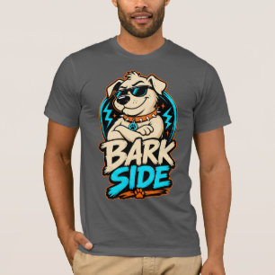 T-shirt Chien côté Bark PNG, Création de sublimation de ch