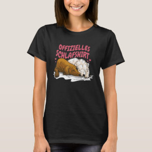 T-shirt Chien Dachshund Samojede Nap Dormir Pyjama N