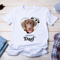 Chien DAD Personalized Heart Amoureux des chiens P