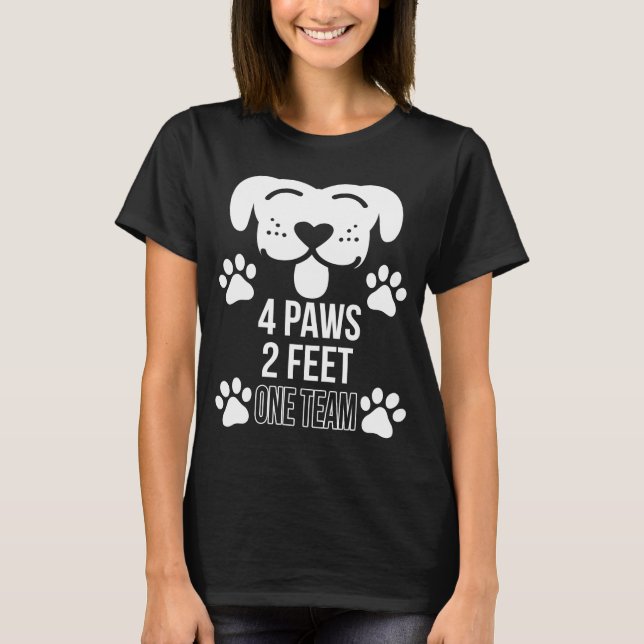 T-shirt Chien d'agilité pour les formateurs et les manipul (Devant)