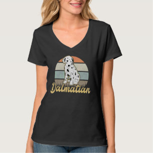 T-shirt Chien Dalmatien Marche Maman Chien Dit Éleveur