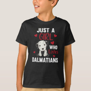 T-shirt Chien Dalmatien Mignonne Animaux Pour Amoureux de