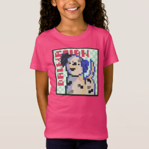 T-Shirt Chien Dalmatien, Pixel Art, Pixelart 