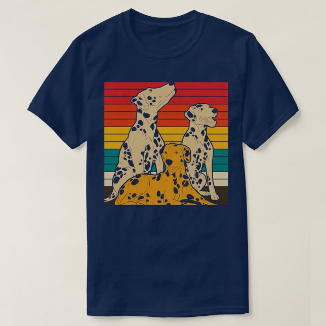 T-shirt Chien d'animaux de compagnie race Dalmatiens Propr (Design devant)