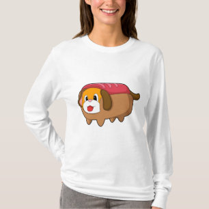 T-shirt Chien dans Hotdog