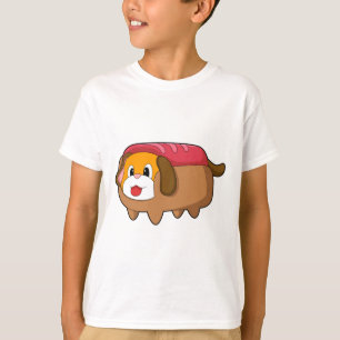 T-shirt Chien dans Hotdog