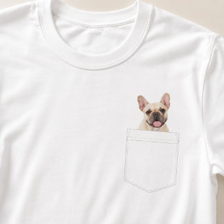 T-shirt Chien Dans La Poche | Photo De Compagnon Personnal