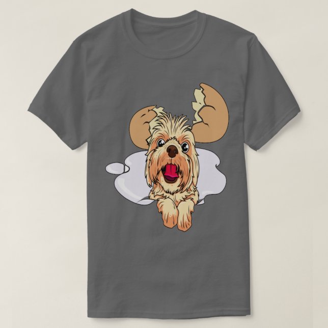 T-shirt Chien dans l'oeuf25 (Design devant)