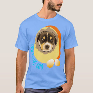 T-shirt chien dans l'oeuf 13
