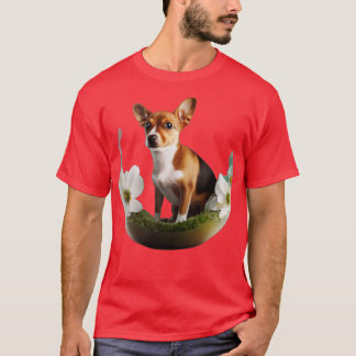 T-shirt chien dans l'oeuf 166
