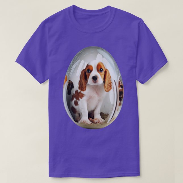 T-shirt Chien Dans L'Oeuf 186 (Design devant)