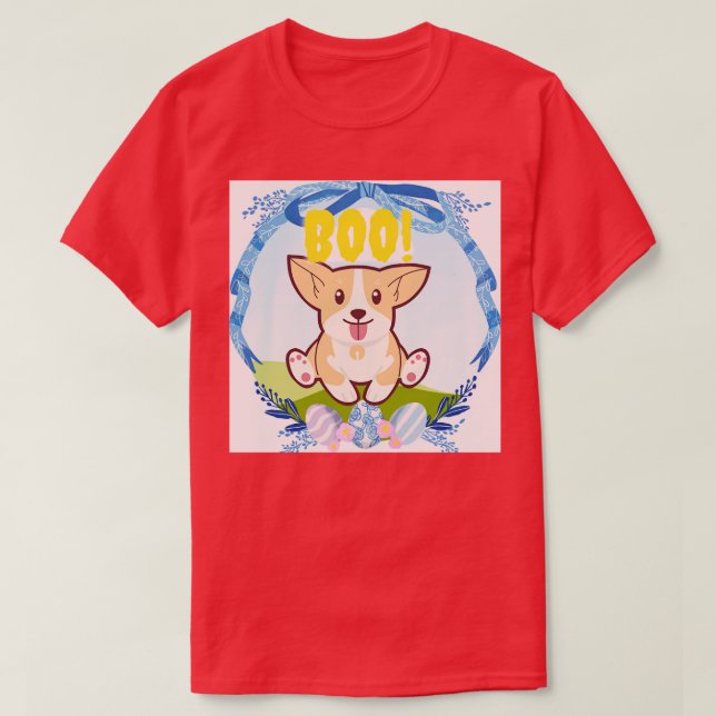T-shirt chien dans l'oeuf 256 (Design devant)
