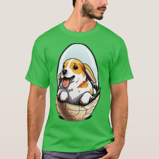 T-shirt chien dans l'oeuf 273