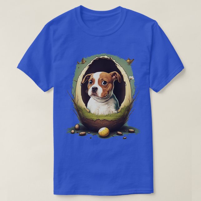 T-shirt Chien Dans L'Oeuf 299 (Design devant)