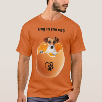 T-shirt chien dans l'oeuf 301