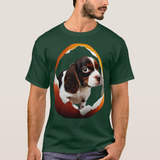 T-shirt chien dans l'oeuf Stickers