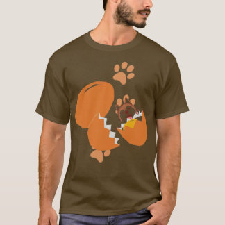 T-shirt Chien dans l'ovoïde