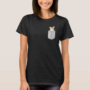T-shirt Chien Dans Votre Corgi De Poche