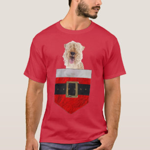 T-shirt Chien dans votre poche Père Noël Lakeland Terrier