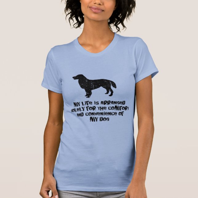 T-shirt Chien d'arrêt Plat-Enduit (Devant)