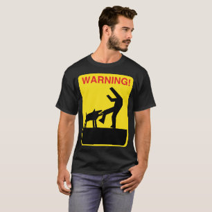T-shirt chien d'avertissement
