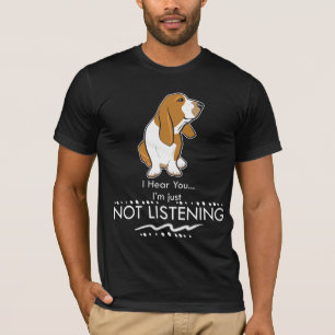 T-shirt Chien de Basset Hound - entendez que vous je