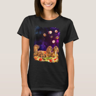 T-shirt Chien De Basset Puppies Dans Les Chiens Beagles De