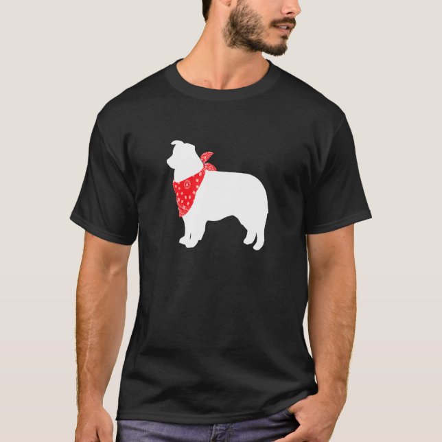 T-shirt Chien de berger australien australien Australien A (Devant)