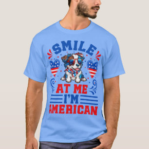 T-shirt Chien de berger australien patriotique 1