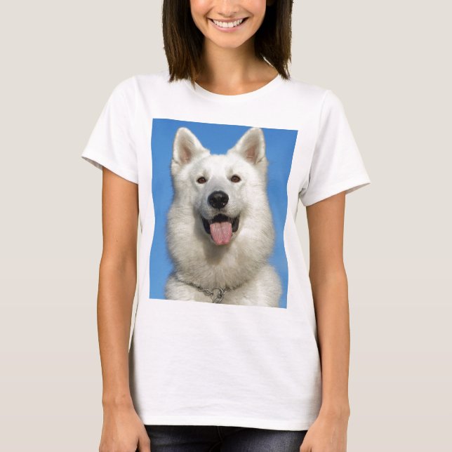 T-shirt Chien de berger suisse heureux (Devant)