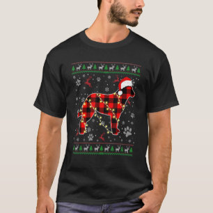 T-shirt Chien de bétail australien Chapeau de Père Noël No