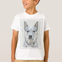 Chien de bétail australien - Cute Original Dog Art