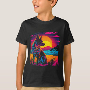 T-shirt Chien de bétail australien esthétique rétro 17