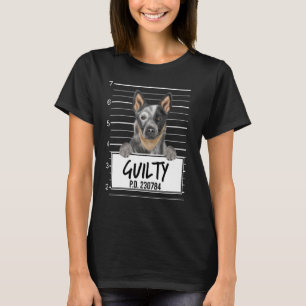 T-shirt Chien de Bétail Australien Photo d'identité Chien 