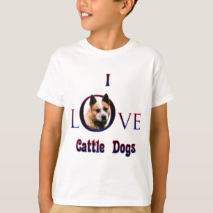 T-shirt Chien de bétail australien que j'aime