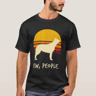 T-shirt Chien de Bétail Blue Et Red Heeler