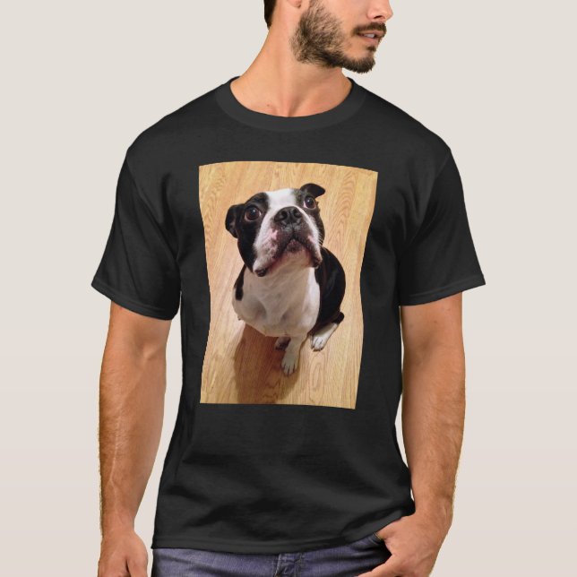 T-shirt Chien de Boston Terrier (Devant)