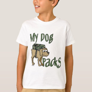 T-shirt Chien de camp
