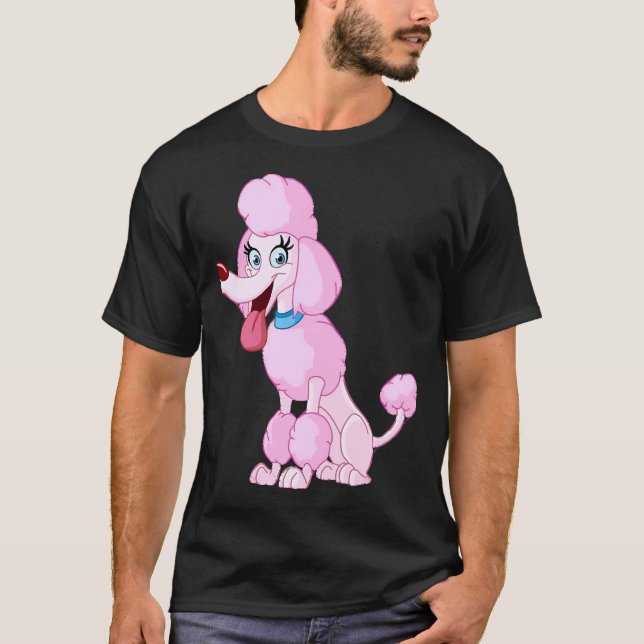 T-shirt Chien de caniche (Devant)