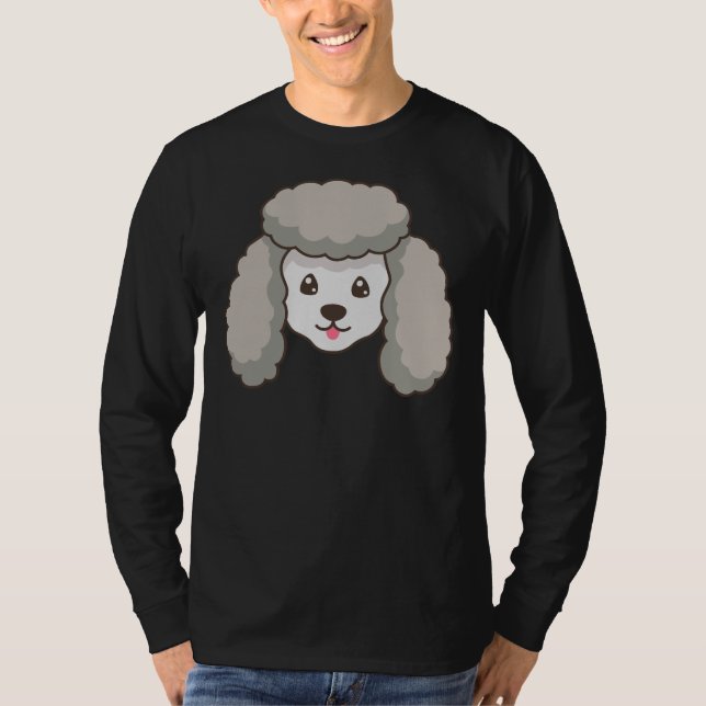 T-shirt Chien de caniche (Devant)