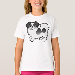 T-shirt Chien de caricature mignon en espagnol tibétain no