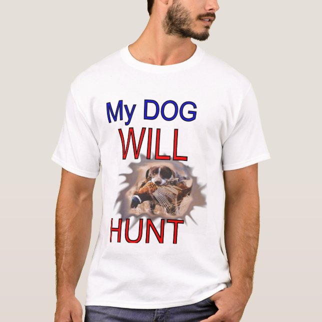 T-shirt chien de chasse (Devant)